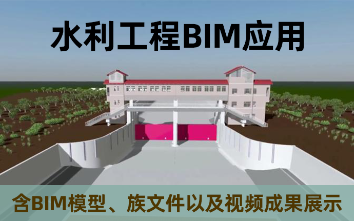 【BIM项目】水利工程BIM应用成果（倒虹吸、分水段、农桥及整合体）完整文件下载