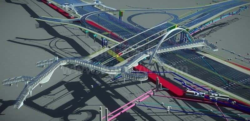 全套地面道路BIM模型市政道路工程BIM技术应用