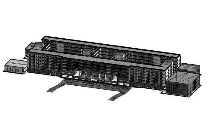 某教学楼项目BIM模型Revit模型附全套CAD图纸及相关资料