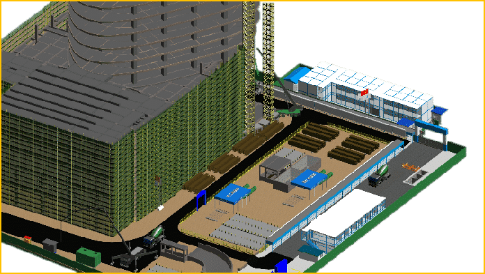 BIM技术在新建商业服务业设施项目建造过程中的综合应用（全套文件共包含BIM模型、汇报PPT及演示视频等）