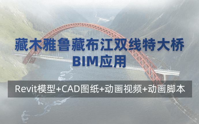 BIM技术在藏木雅鲁藏布江双线特大桥中的应用含全套BIM模型+CAD图纸+演示视频+汇报文件等等