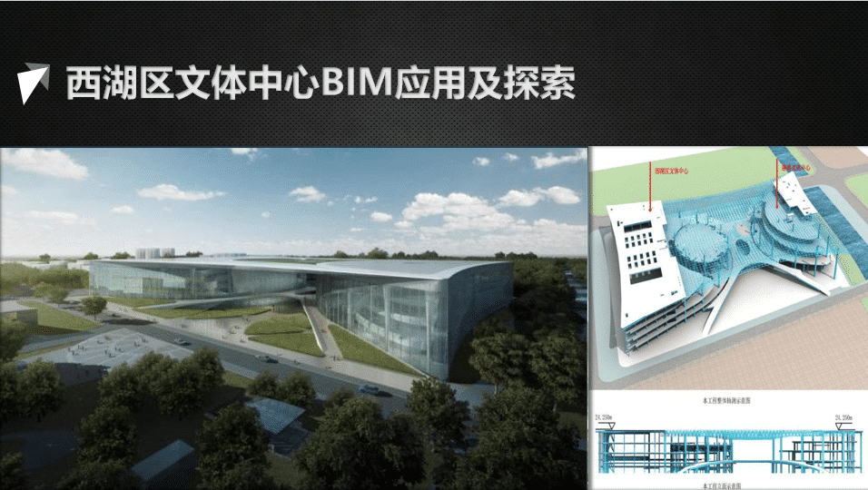 西湖区文体中心BIM应用及探索（含全套BIM模型、汇报PPT及演示视频）